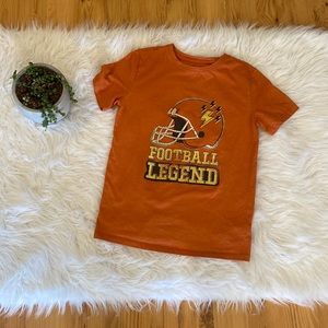 Boys cat and Jack football tee. Size large (12-14)